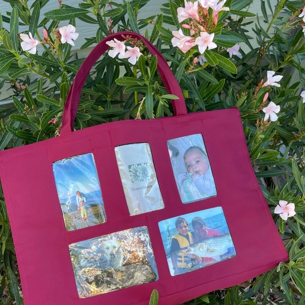 REMEMBRANCE Memories Photo Collage Tote Bag